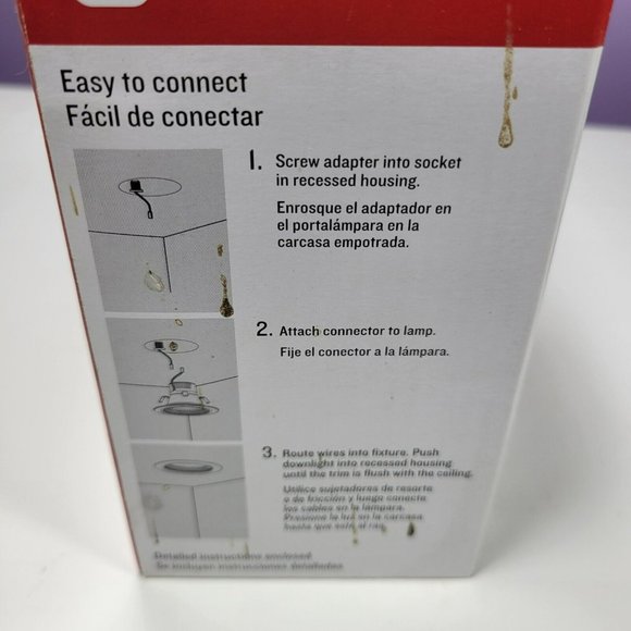 Utilitech LED Recessed Retrofit Down Light 2700K Soft White 4 inch - Picture 7 of 7